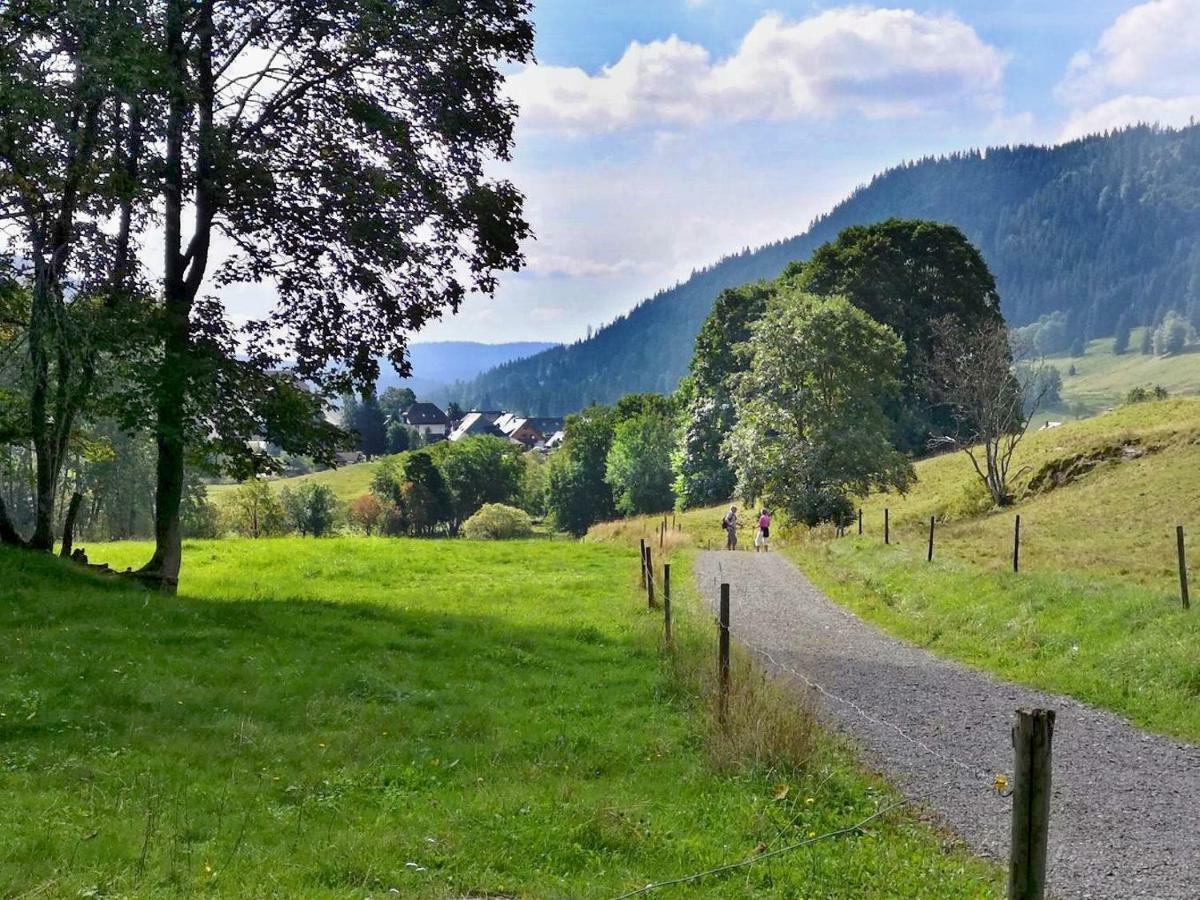 C4 Albmatte-Fewo Sauna, Hallenbad Aussenbecken Massagen Nebenan Menzenschwand-Hinterdorf Esterno foto